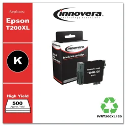 Outlet Remanufactured 500 Page-Yield Replacement High-Yield Ink for T200XL (T200XL120) - Black Office Electronics & Batteries