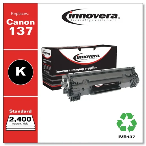 Online Remanufactured Black Toner Replacement for 9435B001AA #137 2400 Page-Yield Office Electronics & Batteries