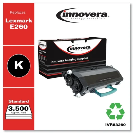 Discount Remanufactured E260a21a (e260) Toner, Black Office Electronics & Batteries