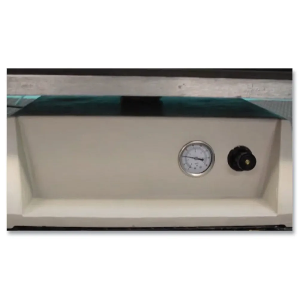 Best 728 33.13 in. x 29.88 in. x 26 in. Heat Press Machine - Beige/Black Retail Store Supplies