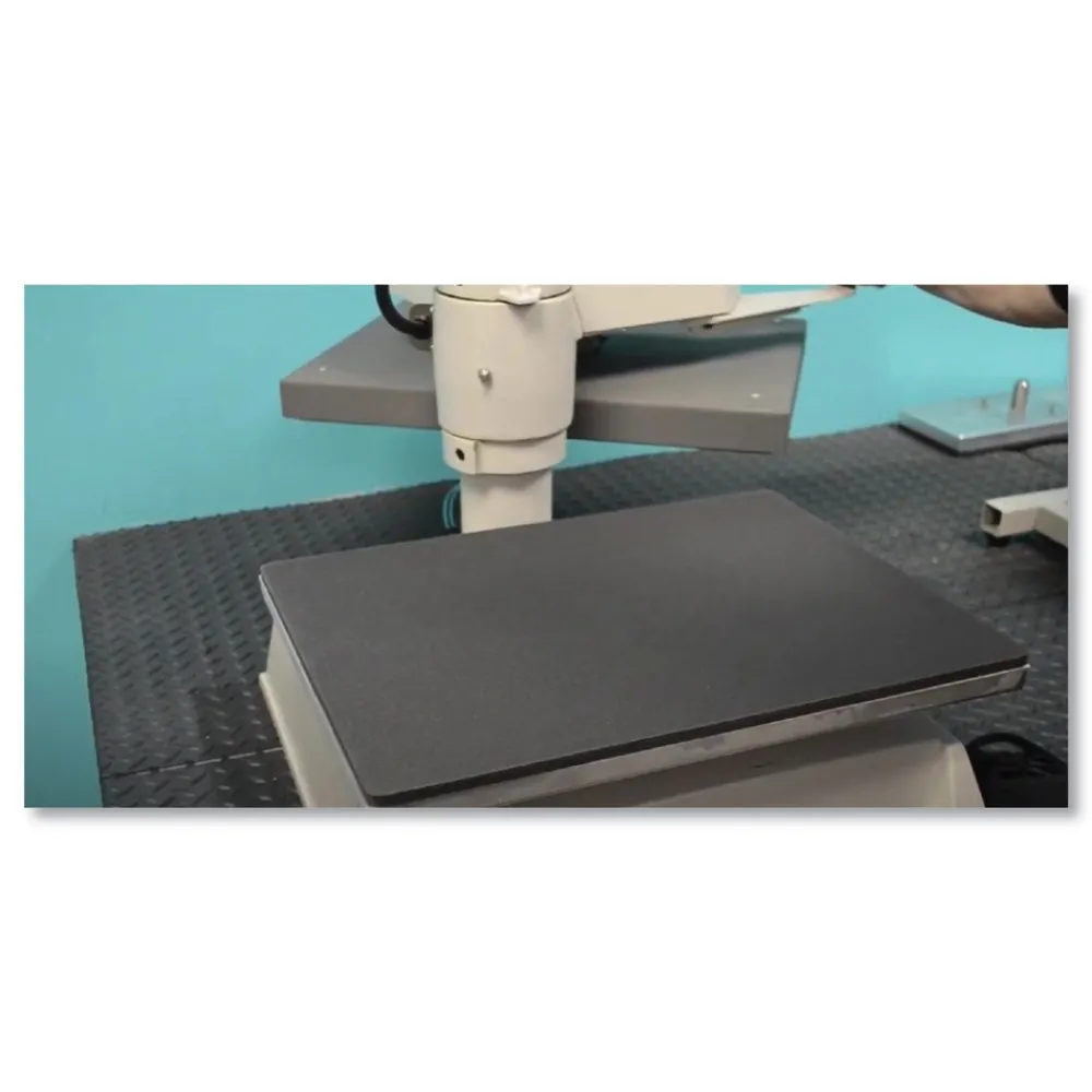 Best 728 33.13 in. x 29.88 in. x 26 in. Heat Press Machine - Beige/Black Retail Store Supplies