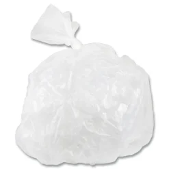 Hot 16 gal. 0.35 mil 24 in. x 33 in. Low-Density Commercial Can Liners - Clear (50 Bags/Roll, 20 Rolls/Carton) Trash & Waste Bins