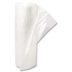 Hot 45 gal. 0.8 mil 40 in. x 46 in. Low-Density Commercial Can Liners - White (25 Bags/Roll, 4 Rolls/Carton) Cleaning & Janitorial Supplies