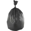 Discount Low-Density 60 Gallon 38 in. x 58 in. Commercial Can Liners - Black (100/Carton) Trash & Waste Bins