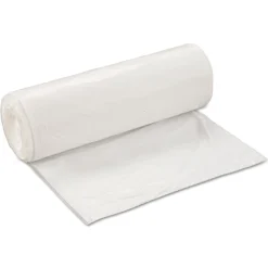 Hot WSL3858XHW-2 Low-Density 60 Gallon 0.7 mil 38 in. x 58 in. Commercial Can Liners - White (100/Carton) Trash & Waste Bins