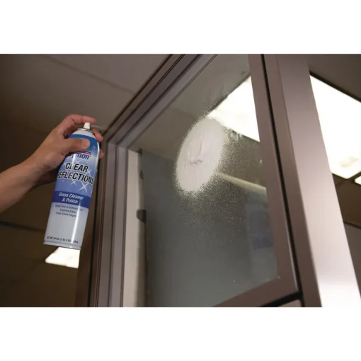 Best 38520 20 oz. Aerosol Spray Clear Reflections Mirror and Glass Cleaner (12/Carton) Cleaning & Janitorial Supplies