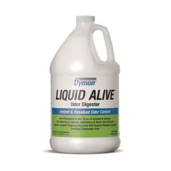 Clearance Liquid Alive 1 Gallon Bottle Odor Digester (4/Carton) Cleaning & Janitorial Supplies
