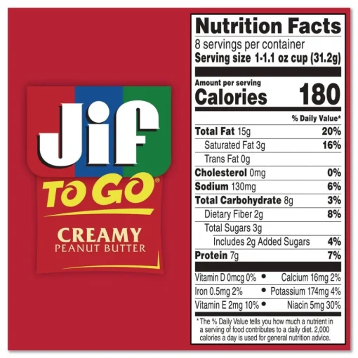 Clearance 1.1 oz Creamy Peanut Butter Cups (8/Box) Food And Snacks