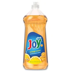 Hot 30 oz. Bottle Ultra Orange Dishwashing Liquid - Orange Scent (10/Carton) Cleaning & Janitorial Supplies