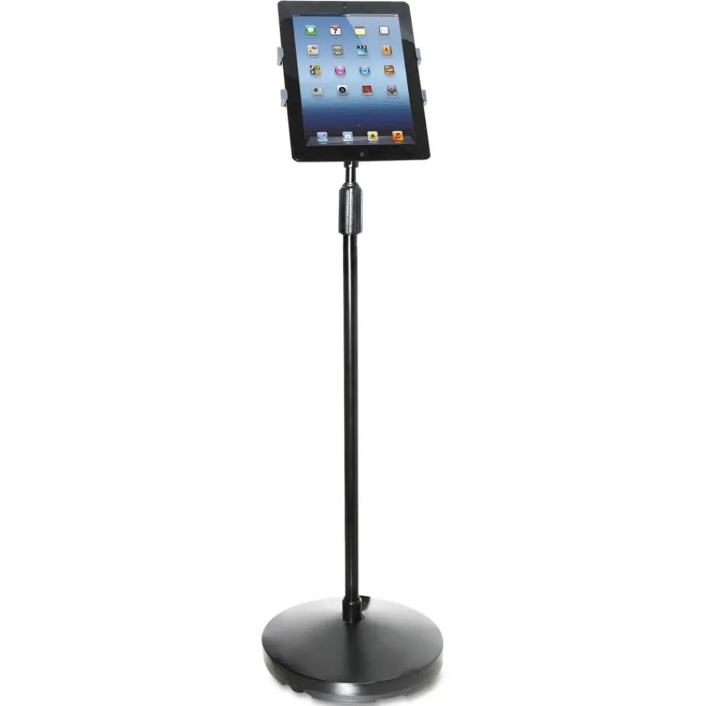 Hot Floor Stand For Ipad And Other Tablets - Black Office Presentation Supplies
