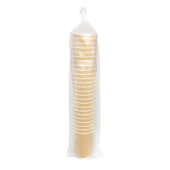 Sale 16 oz Ripple Hot Cups - Kraft/White (500/Carton) Tabletop And Serveware