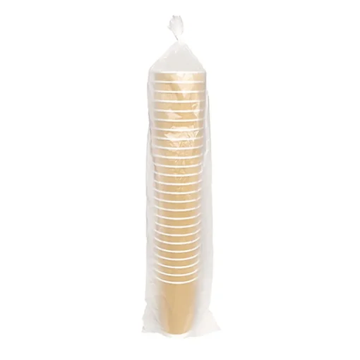 Sale 16 oz Ripple Hot Cups - Kraft/White (500/Carton) Tabletop And Serveware