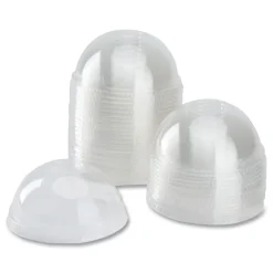 Best 12 oz. to 24 oz. Cold Cup Dome PET Plastic Lids - Clear (1000/Carton) Tabletop And Serveware