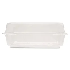Outlet PET Plastic Hinged Container 9 x 9 x 3.6 Clear Plastic 100/Pack 2 Packs/Carton Tabletop And Serveware