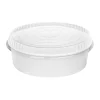 Clearance Plastic Lid for 48 oz. Food Bucket - Clear (270/Carton) Tabletop And Serveware