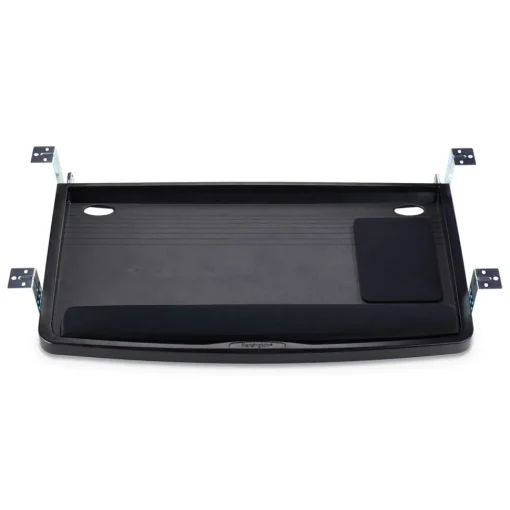 Clearance 26 in. x 13.25 in. Comfort Keyboard Drawer with SmartFit System - Black Office Electronics & Batteries