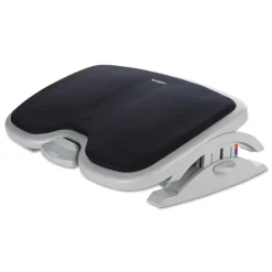 21.5 in. x 14 in. x 3.5 in. to 5 in. SoleMate Comfort Footrest with SmartFit System - Gray/Black Office Furniture & Lighting