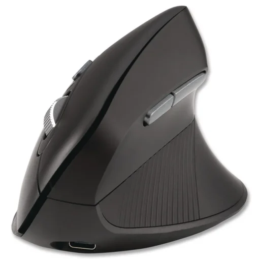 New Pro Fit Ergo MY630 EQ Rechargeable Right-Hand Mouse with 2.4 GHz/30 ft. Wireless Range - Black Office Electronics & Batteries