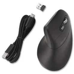 New Pro Fit Ergo MY630 EQ Rechargeable Right-Hand Mouse with 2.4 GHz/30 ft. Wireless Range - Black Office Electronics & Batteries