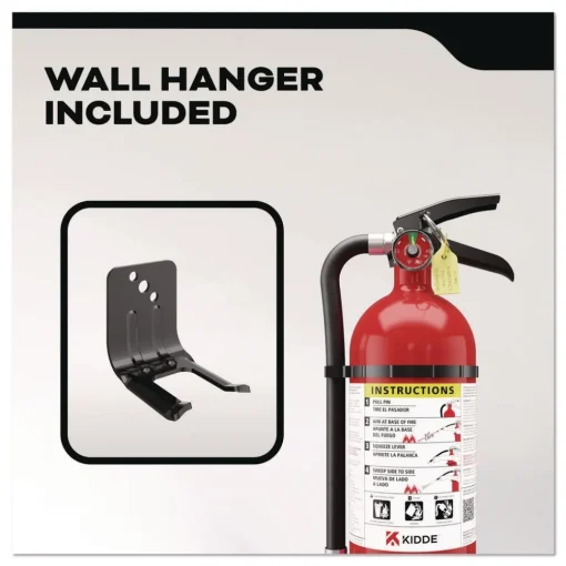 Pro-5MP Series Fire Extinguisher with Bracket/Metal Strap 3-A 40-B:C 5.5 lbs Emergency Response