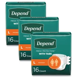 Online 35 in. to 49 in. Waist Incontinence Protection with Tabs (3 Packs/Carton) Cleaning & Janitorial Supplies