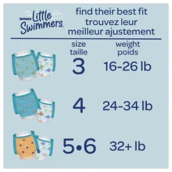 Sale 32 lbs. and Up Little Swimmers - Size 5-6/Blue (8/Carton) Cleaning & Janitorial Supplies