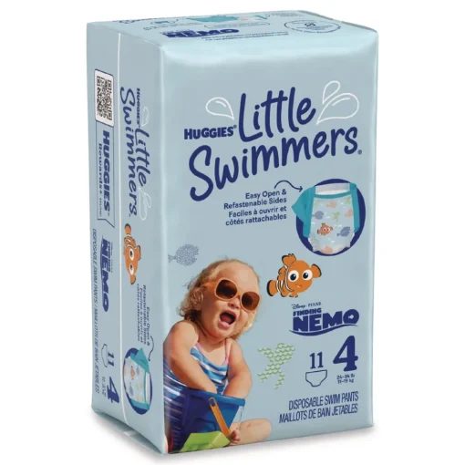 Best 24 lbs. to 34 lbs. Little Swimmers - Size 4/Blue (8/Carton) Cleaning & Janitorial Supplies