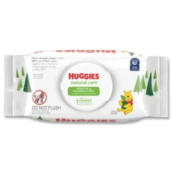 Sale Natural Care 3.88 in. x 6.6 in. 1-Ply Sensitive Baby Wipes - Unscented White (8/Carton) Cleaning & Janitorial Supplies