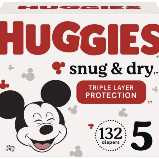 Outlet Sung and Dry 27 lbs. and Up Diapers - Size 5 (132/Carton) Cleaning & Janitorial Supplies