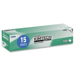 Best Kimwipes 11.8 in. x 11.8 in. Delicate Task Wipers - Unscented, White (2940/Carton) Cleaning & Janitorial Supplies