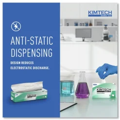 Best Kimwipes 11.8 in. x 11.8 in. Delicate Task Wipers - Unscented, White (2940/Carton) Cleaning & Janitorial Supplies