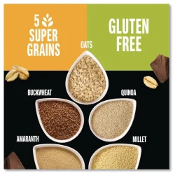 Hot 1.4 oz Healthy Grains Energy Bars - Dark Chocolate Chunk (10/Box) Food And Snacks