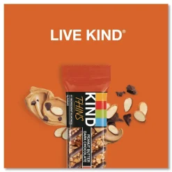 New 0.74 oz Thins Bar Variety Pack - Dark Chocolate Cherry Cashew/Peanut Butter Dark Chocolate (20/Box) Food And Snacks