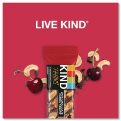 New 0.74 oz Thins Bar Variety Pack - Dark Chocolate Cherry Cashew/Peanut Butter Dark Chocolate (20/Box) Food And Snacks