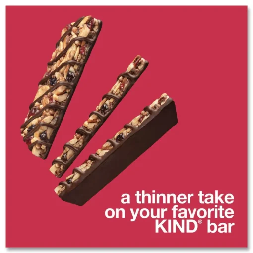 New 0.74 oz Thins Bar Variety Pack - Dark Chocolate Cherry Cashew/Peanut Butter Dark Chocolate (20/Box) Food And Snacks