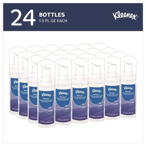 34604 1.5 oz. Pump Bottle Ultra Moisturizing Foam Hand Sanitizer - Unscented (24/Carton) Skin Care & Personal Hygiene