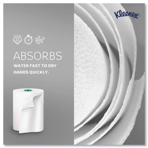 Hot 7.5 in. x 700 ft. Hard Roll Paper Towels with Green Core - White (6/Carton) Cleaning & Janitorial Supplies