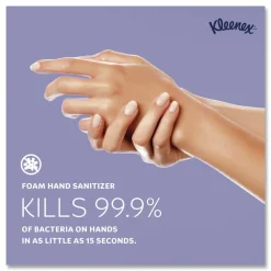 New 1.5 oz. Pump Bottle Ultra Moisturizing Foam Hand Sanitizer - Unscented Cleaning & Janitorial Supplies