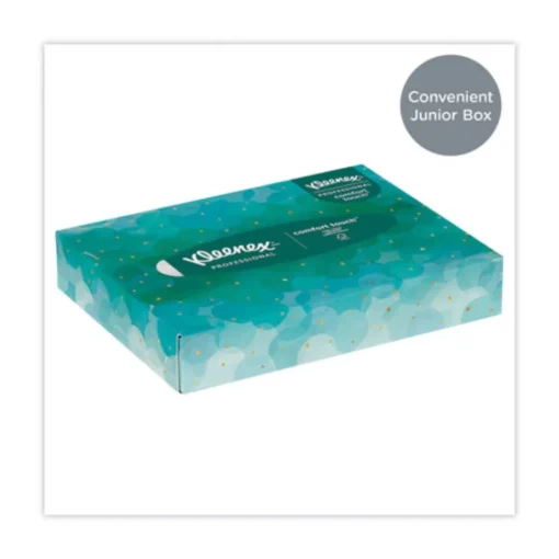 Clearance 21195 2-Ply Facial Tissue Junior Pack - White (80/Carton) Cleaning & Janitorial Supplies