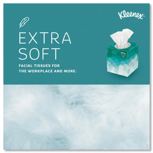 Outlet Boutique 2-Ply Facial Tissues in an Upright Pop-Up Box - White (95 Sheets/Box, 36 Boxes/Carton) Paper & Dispensers