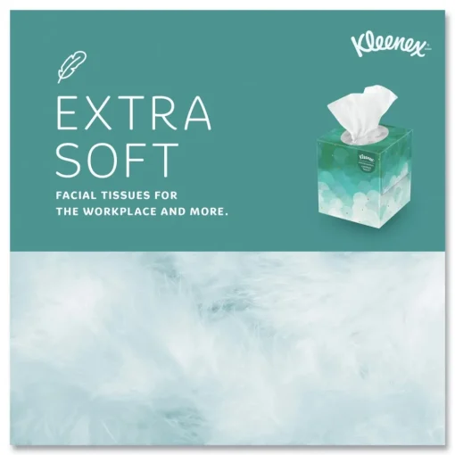 Discount Boutique 2-Ply Facial Tissue - White (95 Sheets/Box, 6 Boxes/Pack) Paper & Dispensers