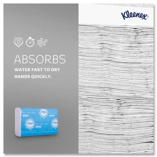 Clearance 2-Ply 8 in. x 9.4 in. Reveal Multi-Fold Towels - White (16/Carton) Paper & Dispensers