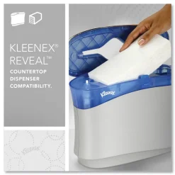 Clearance 2-Ply 8 in. x 9.4 in. Reveal Multi-Fold Towels - White (16/Carton) Paper & Dispensers