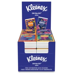 Discount 3-Ply On The Go Packs Facial Tissues - White (10/Pouch, 16 Pouches/Pack, 6 Packs/Carton) Paper & Dispensers