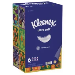 Sale 3-Ply Ultra Soft Facial Tissue - White (4 Packs/Carton) Paper & Dispensers|Cleaning & Janitorial Supplies