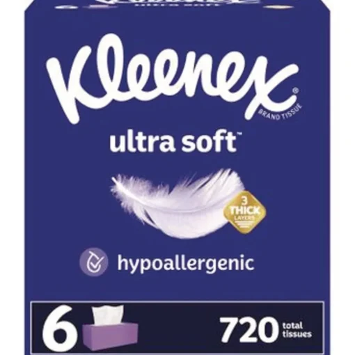 Sale 3-Ply Ultra Soft Facial Tissue - White (4 Packs/Carton) Paper & Dispensers|Cleaning & Janitorial Supplies