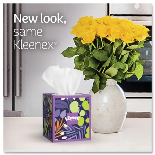 Hot Ultra Soft 3-Ply Facial Tissue - White (12/Carton) Paper & Dispensers