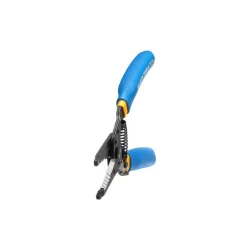 New 7.4 in. Solid and Stranded Copper Wire Stripper and Cutter - Blue/Yellow Cutting Tools