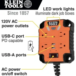 Clearance PowerBox 1 Magnetic Power Strip with Surge Protector Office Electronics & Batteries