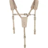 Best Soft Leather Work Belt Suspenders - One Size, Light Brown Fall Protection